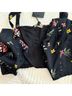Olivaceous Floral Black Pink Tank Top Size S - photo 12