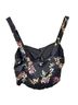 Olivaceous Floral Black Pink Tank Top Size S - photo 2