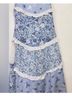 Altar'd State Floral Blue White Casual Dress Size large
 - photo 6