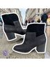 Nine West Black Ankle Boots Size 7 1/2 - photo 3