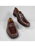 Sandro Moscoloni 100% Leather Animal Print Brown Mule/Clog Size 9 - photo 3