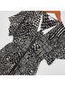 Tramp 100% Polyester Graphic Aztec Or Tribal Print Black Ivory Casual Dress Size S - photo 4