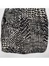 Tramp 100% Polyester Graphic Aztec Or Tribal Print Black Ivory Casual Dress Size S - photo 8