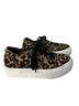 Steve Madden 100% Canvas Animal Print Multi Color Sneakers Size 8 - photo 9