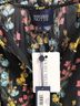 MARCHESA notte 100% Polyester Floral Black Yellow Casual Dress Size 12 - photo 3