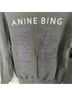 Anine Bing 100% Cotton Graphic Black Pullover Hoodie Size S - photo 8