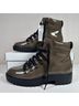 Cougar 100% Patent Leather Solid Brown Boots Size 8 - photo 4
