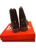 Diesel Red Tag Solid Black Boots Size 9 - photo 2