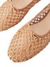 Loeffler Randall Print Tan Brown Flats Size 5 1/2 - photo 1