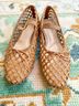 Loeffler Randall Print Tan Brown Flats Size 5 1/2 - photo 4
