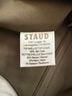 STAUD 100% Silk Brown Short Sleeve Silk Top Size 0 - photo 7