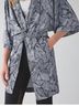 Lululemon Athletica Floral Gray White Jacket Size 6 - photo 5
