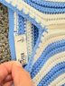 Hollister Stripes Blue White Tank Top Size L - photo 3