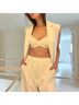 BCBGMAXAZRIA Solid White Sleeveless Top Size 2 - photo 4