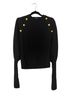 Veronica Beard 100% Merino Solid Black Pullover Sweater Size L - photo 1
