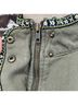 Lucky Brand 100% Cotton Aztec Or Tribal Print Green Jacket Size M - photo 4