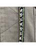 Lucky Brand 100% Cotton Aztec Or Tribal Print Green Jacket Size M - photo 7