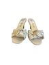 White House Black Market Silver Heels Size 6 1/2 - photo 2