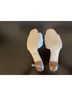 White House Black Market Silver Heels Size 6 1/2 - photo 3