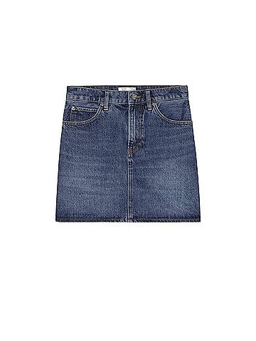 FRAME The High Mini Skirt in Acumen (view 1)