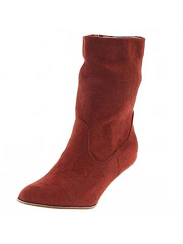Hey Girl by Corkys Women's Wicked Heel Boot in Rust (view 2)