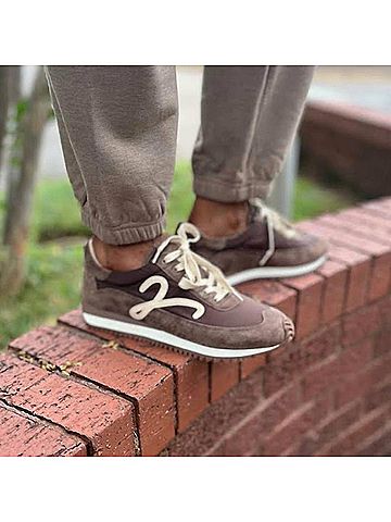 VANELi Women's Queen Lace-Up Sneakers in Brown (view 2)