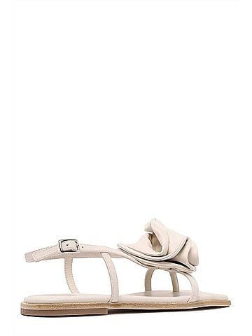 Vic Matie Women's Osso Flower Sandal in White (view 1)
