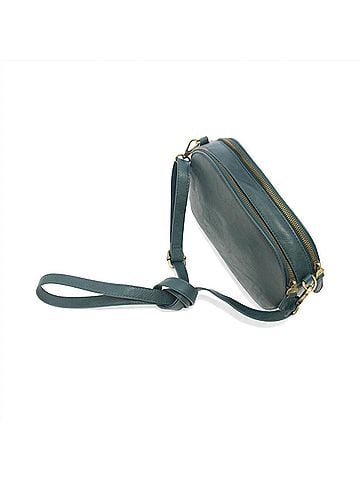 Joy Susan Women's Nora Double Zip Camera Bag in Dark Turquoise (view 2)
