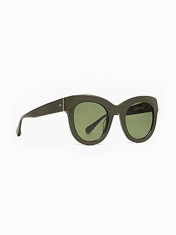 APERCU Women's Le Chat Cat-Eye Sunglasses in Foret (view 1)