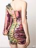 Alex Perry 100% Polyester Ombre Multi Color Cocktail Dress Size 6 - photo 8