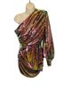 Alex Perry 100% Polyester Ombre Multi Color Cocktail Dress Size 6 - photo 1