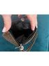 Lily Black Gold Leather Clutch One size - photo 4