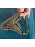 Lily Black Gold Leather Clutch One size - photo 3
