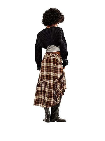 Free People Free People Plaid Skirt  Casual Skirt (view 2)
