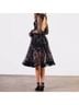 HELSI 100% Polyester Floral Black Pink Cocktail Dress Size M - photo 5