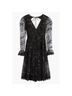 HELSI 100% Polyester Floral Black Pink Cocktail Dress Size M - photo 13