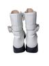 Stuart Weitzman 100% Leather White Ankle Boots Size 10 - photo 2