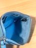 Coach 100% Leather Solid Blue Leather Clutch One size - photo 11