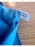 Coach 100% Leather Solid Blue Leather Clutch One size - photo 7