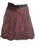 Max Studio 100% Polyester Floral Graphic Black Red Gray Casual Skirt Size XL - photo 1