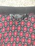Max Studio 100% Polyester Floral Graphic Black Red Gray Casual Skirt Size XL - photo 3