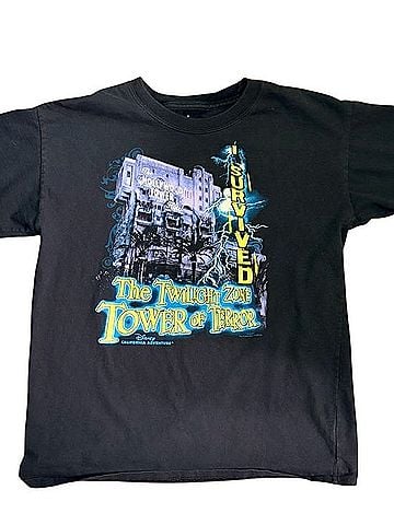 Disneyland Resort I survived Tower of Terror Short Sleeve Top (view 1)