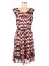 Halogen Chevron-herringbone Multi Color Casual Dress Size 6 - photo 1