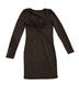 Zara Animal Print Black Cocktail Dress Size M - photo 1