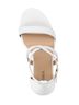 Pashion Solid White Sandals Size 7 1/2 - photo 4
