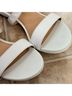 Pashion Solid White Sandals Size 7 1/2 - photo 7
