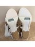 Pashion Solid White Sandals Size 7 1/2 - photo 8