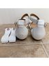Pashion Solid White Sandals Size 7 1/2 - photo 9