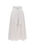 Reiss 85% Viscose 15% Linen 100% Viscose Solid White Formal Skirt Size 0 - photo 1