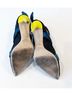 Malone Souliers Black Teal Yellow Heels Size EU 40 - photo 10